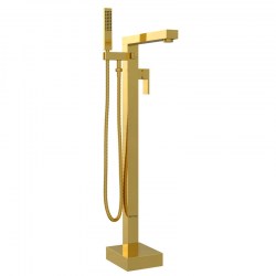 Напольный смеситель для ванны Bennberg золото 26N111 Gold