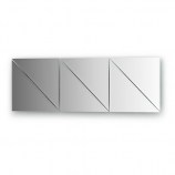 Зеркальная плитка EVOFORM REFRACTIVE треугольник 25х25 6шт BY 1517