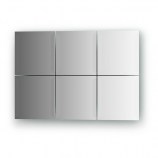 Зеркальная плитка 15х15 EVOFORM REFRACTIVE квадрат 6шт BY 1525