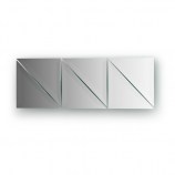 Зеркальная плитка 15х15 EVOFORM REFRACTIVE треугольник 6шт BY 1537