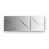 Зеркальная плитка 20х20 EVOFORM REFRACTIVE треугольник 6шт BY 1539