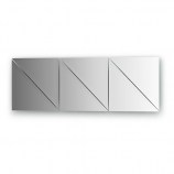 Зеркальная плитка 25х25 EVOFORM REFRACTIVE треугольник 6шт BY 1541