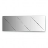 Зеркальная плитка 50х50 EVOFORM REFRACTIVE треугольник 6шт BY 1547