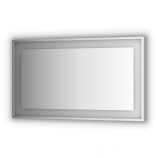 Зеркало в багетной раме со светильником 130x75 EVOFORM Ledside BY 2208
