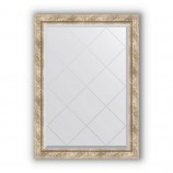 Зеркало с гравировкой в багете прованс с плетением 70 mm (73x101 cm) BY 4177