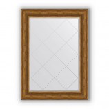 Зеркало с гравировкой в багете травленая бронза 99 mm (79x106 cm) BY 4204