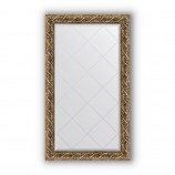 Зеркало с гравировкой в багете фреска 84 mm (76x130 cm) BY 4227
