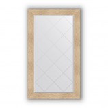 Зеркало с гравировкой в багете золотые дюны 90 mm (76x131 cm) BY 4236
