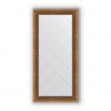 Зеркало с гравировкой в багете бронзовый акведук 93 mm (77x160 cm) BY 4283