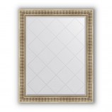Зеркало с гравировкой в багете серебряный акведук 93 mm (97x122 cm) BY 4368