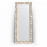 Зеркало напольное 85x205 виньетка серебро 109 mm Exclusive Floor BY 6136