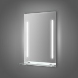 Зеркало с полочкой и светильником 90x75 cm EVOFORM Ledline-S BY 2157
