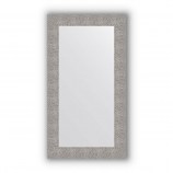 Зеркало в багетной раме чеканка серебряная 90 mm (60х110 cm) Evoform Definite BY 3087