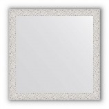 Зеркало в багетной раме чеканка белая 46 mm (61х61 cm) Evoform Definite BY 3130