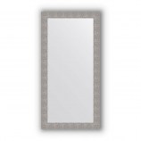 Зеркало в багетной раме чеканка серебряная 90 mm (80х160 cm) Evoform Definite BY 3343