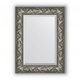 Зеркало в багетной раме византия серебро 99 mm (59х79 cm) Evoform Exclusive BY 3390