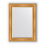 Зеркало в багетной раме травленое золото 99 mm (79х109 cm) Evoform Exclusive BY 3470