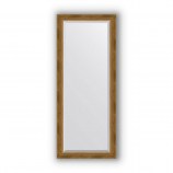 Зеркало в багетной раме состаренное бронза с плетением 70 mm (63х153 cm) Evoform Exclusive BY 3562