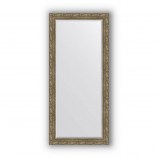 Зеркало в багетной раме виньетка античная латунь 85 mm (75х165 cm) Evoform Exclusive BY 3593