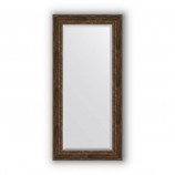 Зеркало в багетной раме (состаренное дерево с орнаментом)82х172 см EVOFORM Exclusive BY 3612