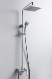 Душевая колонна со смесителем для ванны Bravat Opal F6125183CP-A-RUS