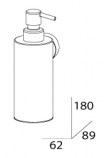 Емкость для жидкого мыла (металл) FBS NOSTALGY NOS 011