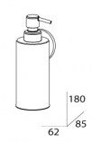 Емкость для жидкого мыла (металл) FBS STANDARD STA 011