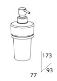 Екость для жидкого мыла (стекло) (компонент) FBS UNIVERSAL UNI 028