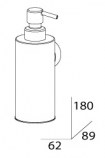 Емкость для жидкого мыла (металл) FBS VIZOVICE VIZ 011
